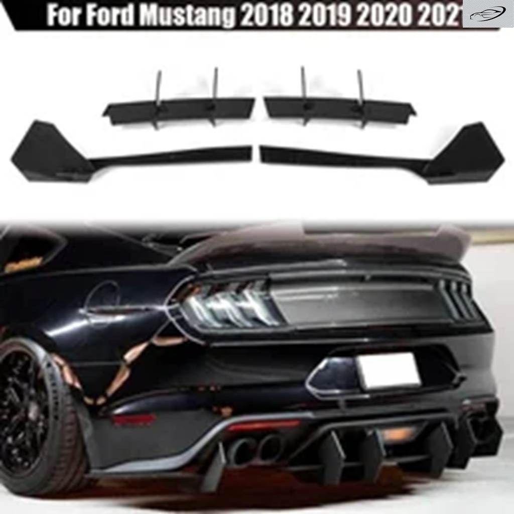 4フィン カーリア バンパー ディフューザー リアサイドスプリッター スポイラー リップ フォード マスタング 2018-21 車用 9,500円