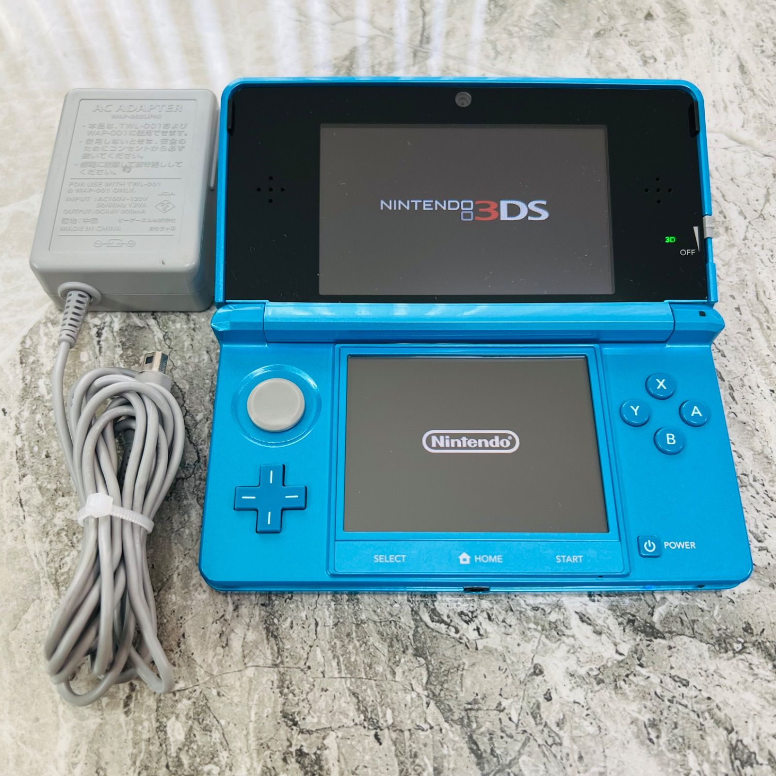完動品】NINTENDO 3DS ライトブルー - メルカリ
