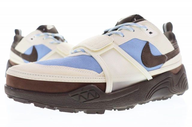 ナイキ NIKE × TRAVIS SCOTT ZOOM FIELD JAXX PALE IVORY LECHE BLUE 29cm HQ3072-400 トラヴィススコット ズーム フィールド ジャックス アイボリー ブルー ▲■260626