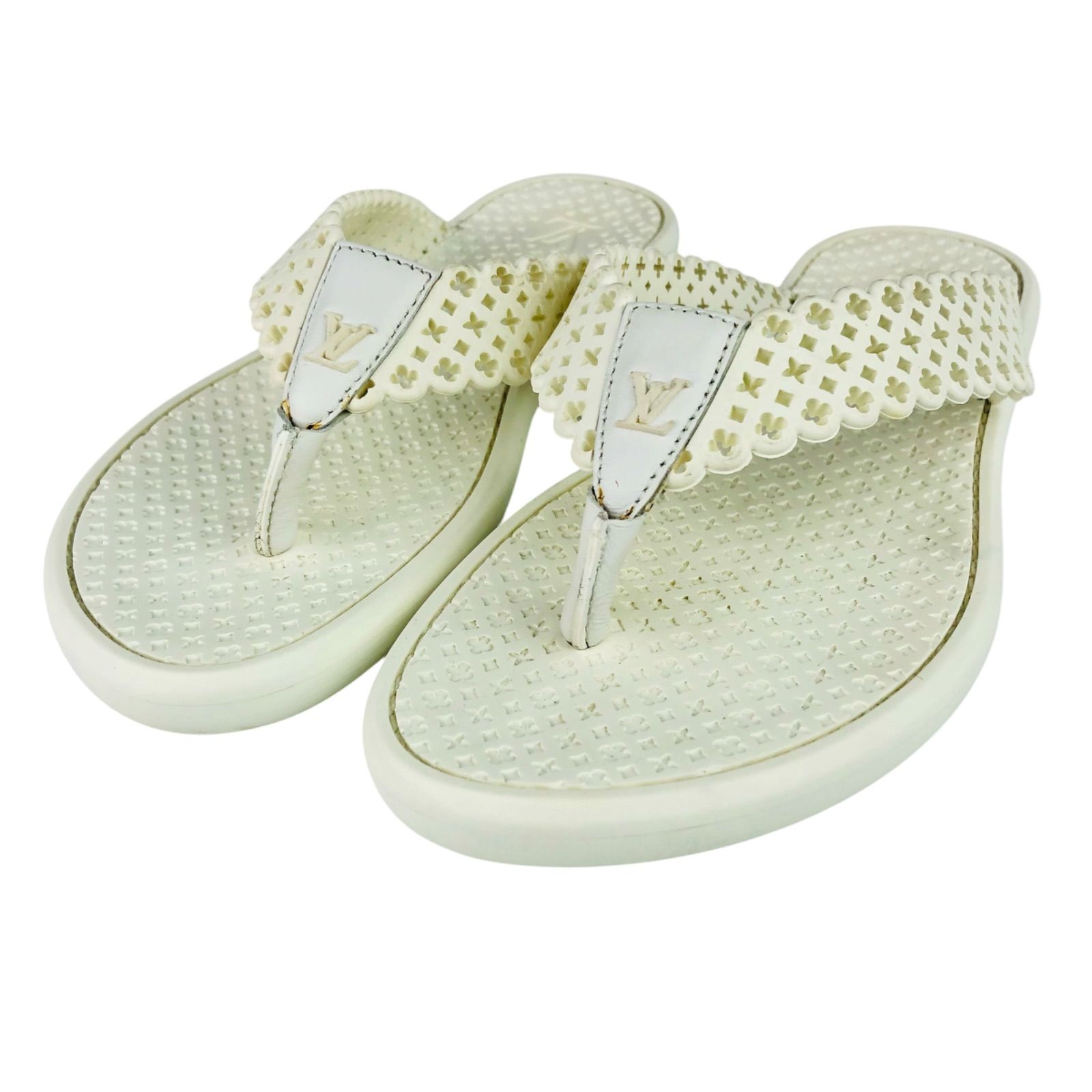 良品☆LOUIS VUITTON☆ルイヴィトン・レディース エンボス加工LV