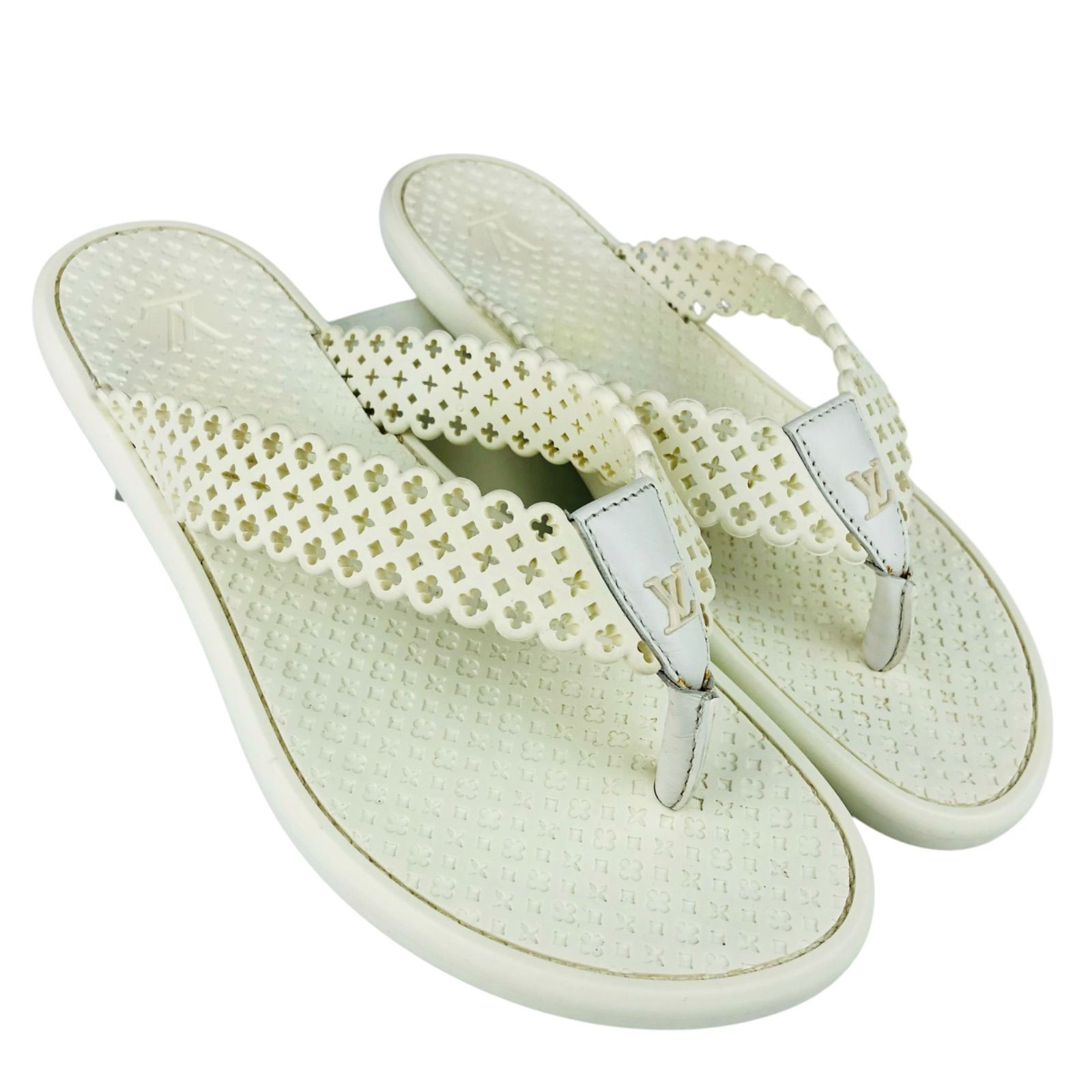 良品☆LOUIS VUITTON☆ルイヴィトン・レディース エンボス加工LV