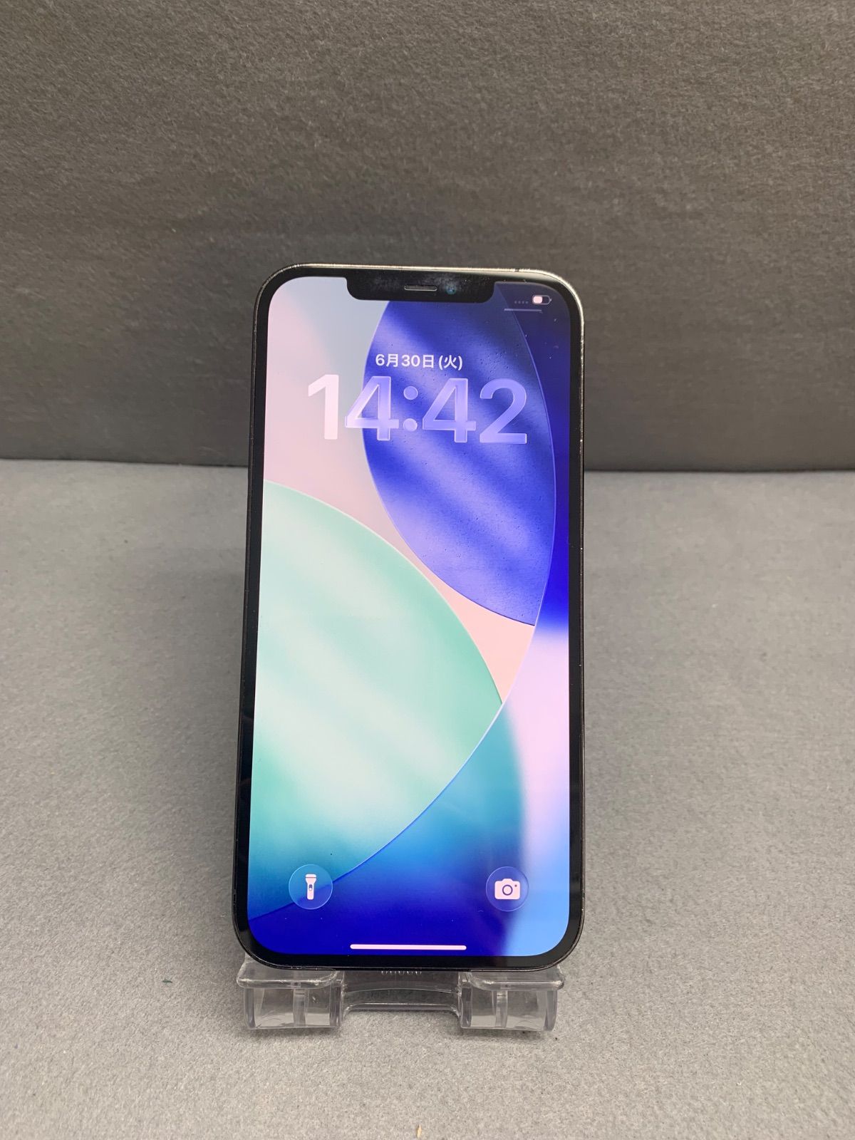 美品 国内版 SIMフリー iPhone12 Pro Max 128GB パシフィックブルー色