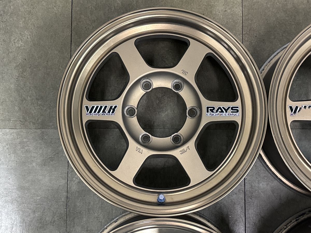 ププラド ハイラックス などに】RAYS レイズ ボルクレーシング TE37X 