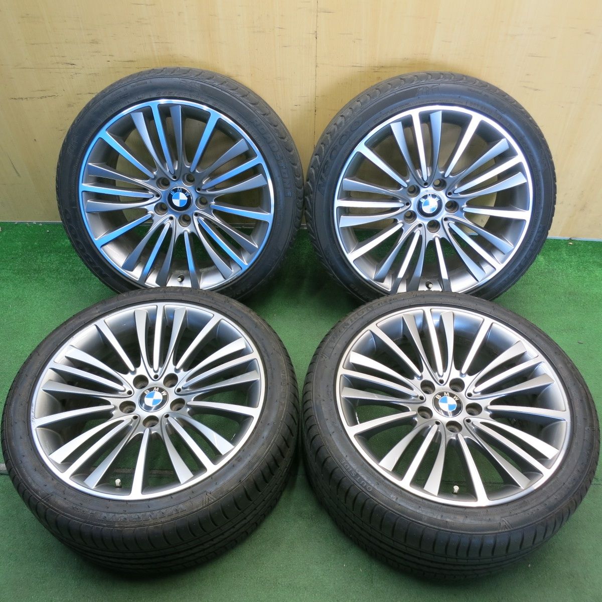 バリ溝！23年！9.5分以上◎BMW 6シリーズ F12 F13 純正 245/40R19 275/35R19 ロードストーン N8000 ウィンラン R330 19インチ PCD120/5H◎6061801HAノ