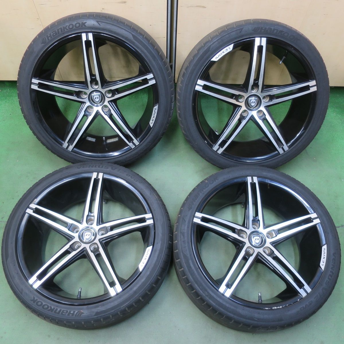 4本価格！22年◎245/40R20 ハンコック ベンタス V12 evo2 LEXANI レグザーニ 20インチ PCD114.3/5H◎6061801イノ