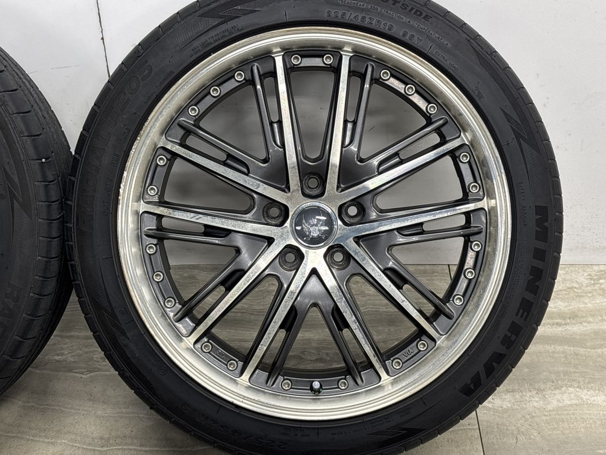 カローラクロス などに】シュタイナー VS5 19in 7.5J +55 PCD114.3 