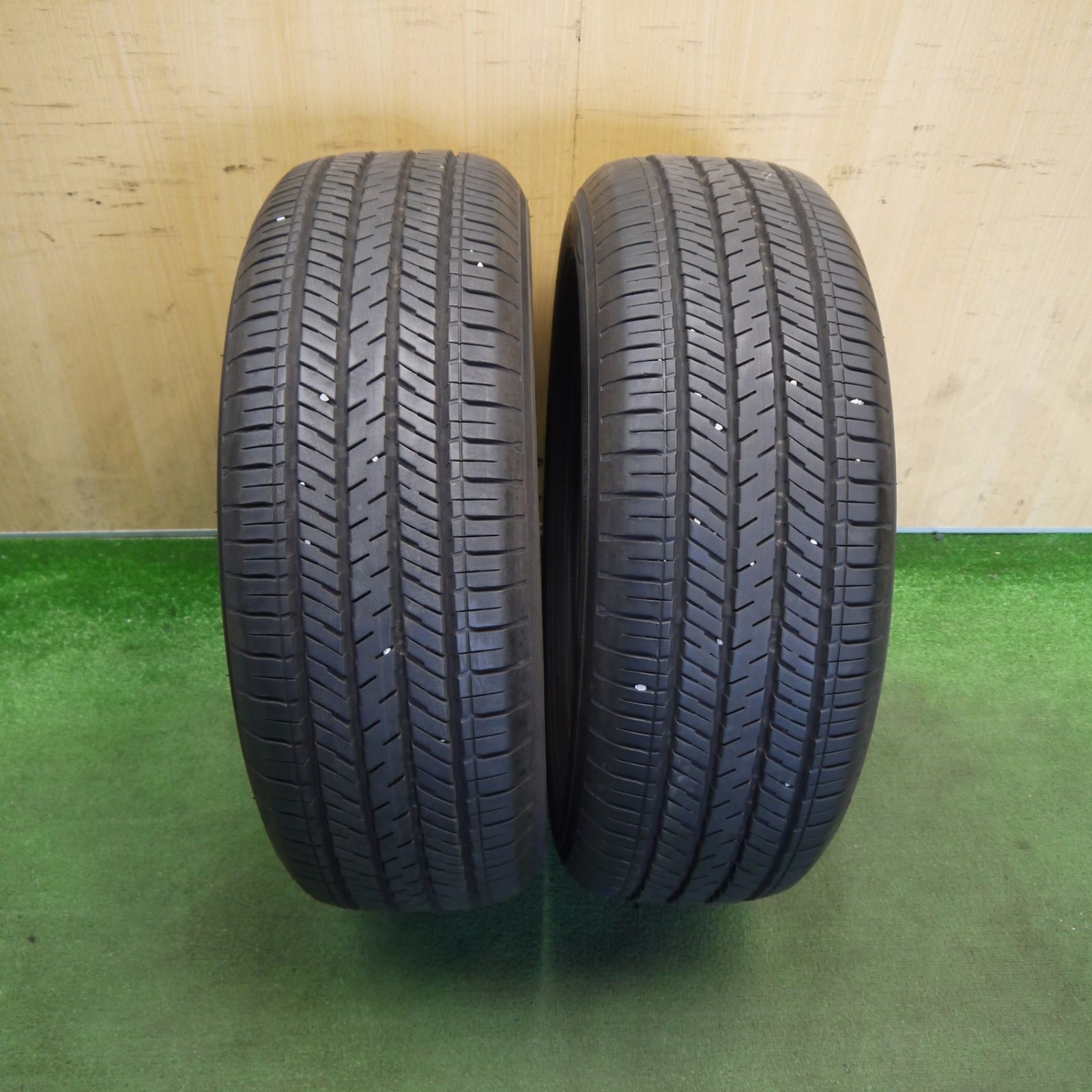 タイヤ4本 《 ヨコハマ 》 ブルーアースE51A [ 225/60R17 99H ]9.5分山☆