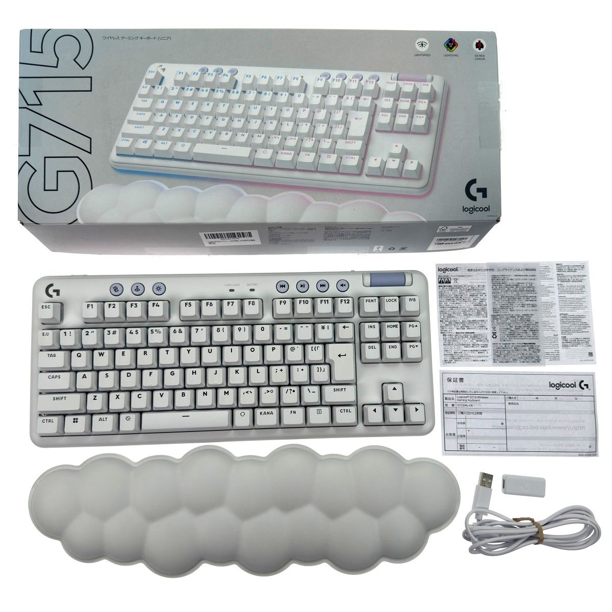 PC周辺機器 Logicool G715 テンキーレス ゲーミングキーボード