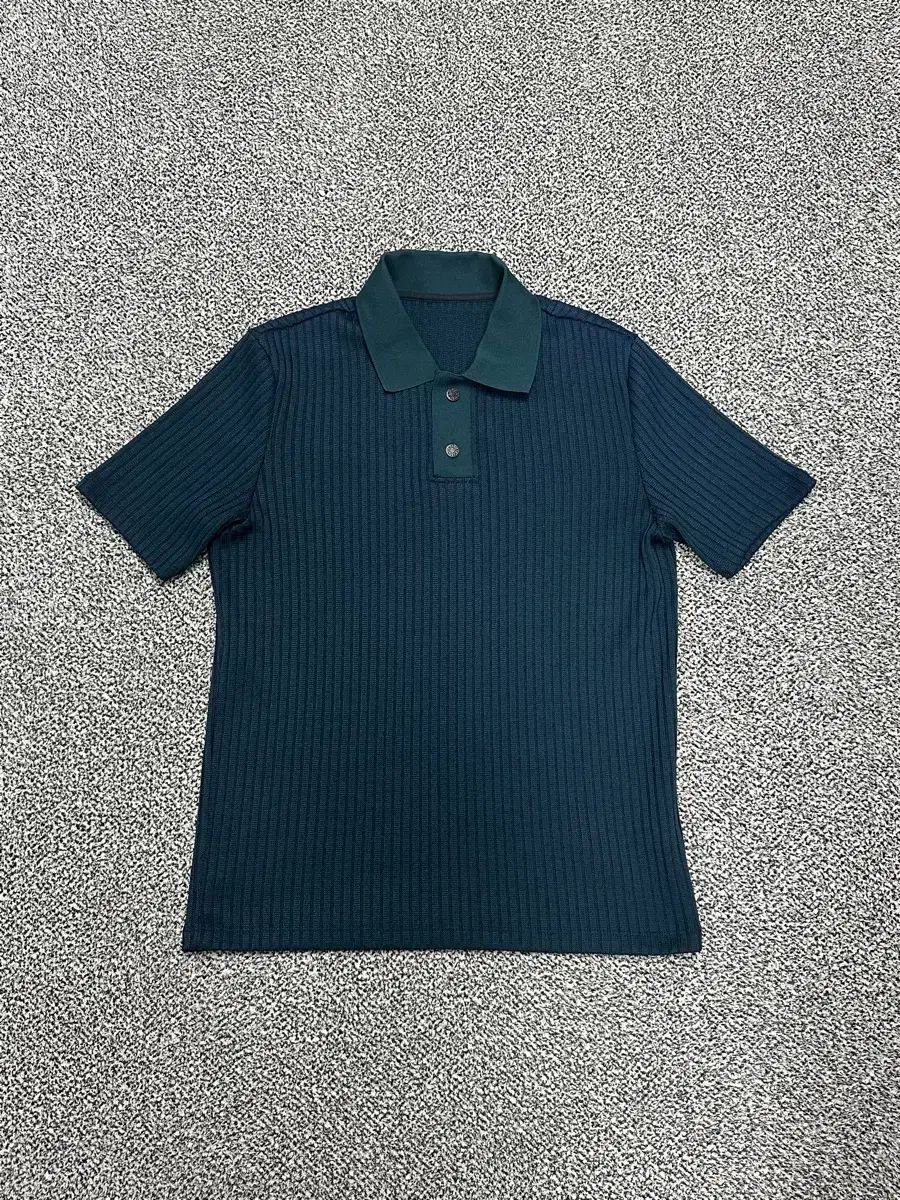 正規品 SYSTEM homme ニット半袖 ターコイズ