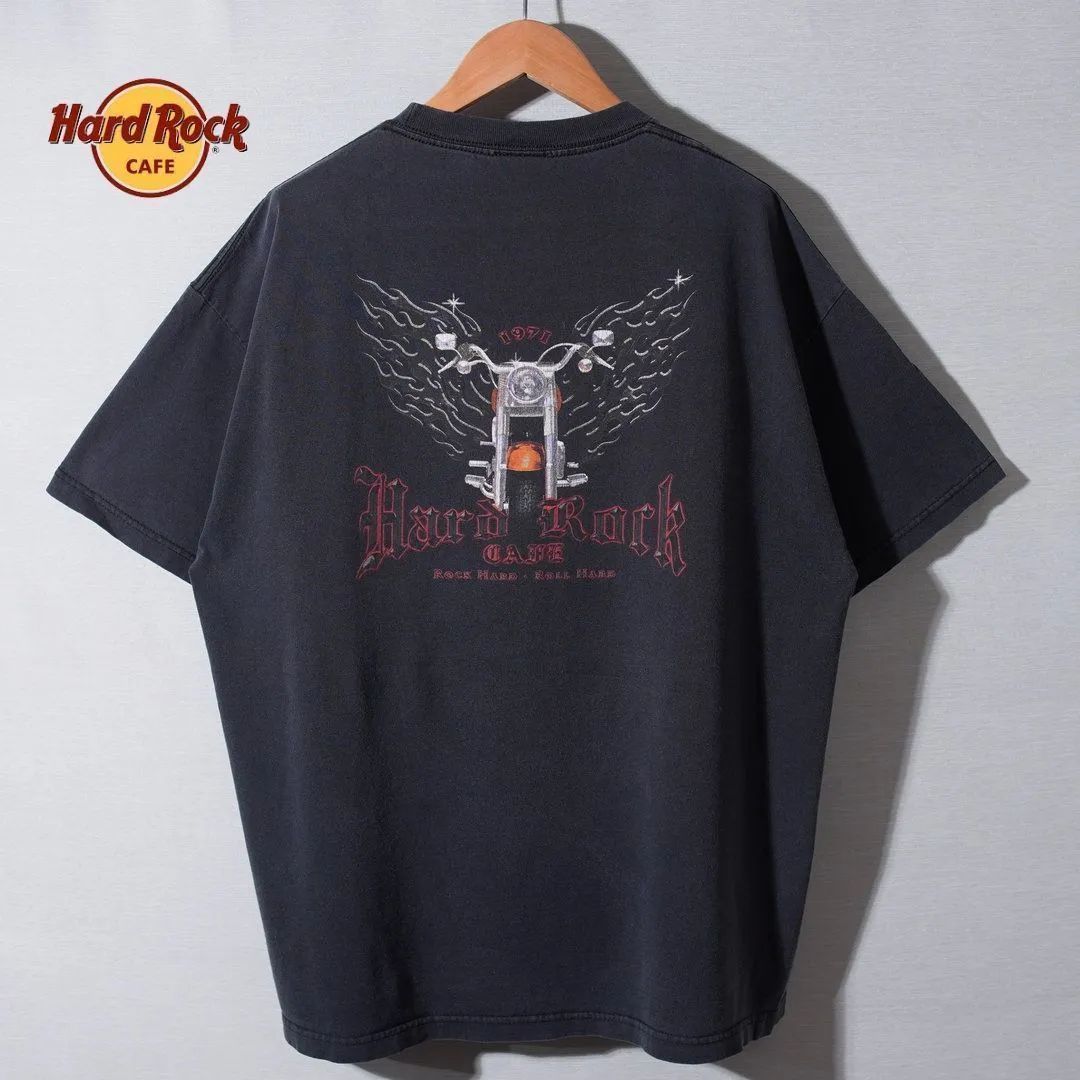 激レア　スティング　Tシャツ　1995年　ハードロックカフェ　Lサイズ 90s ハードロックカフェ Hard Rock Cafe Tシャツ XL 相当 ブラック US