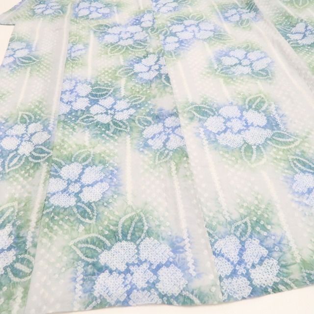 新品・浴衣】やまと誂製 有松鳴海絞り 綿 夏着物 仕付け糸付 tomihisa