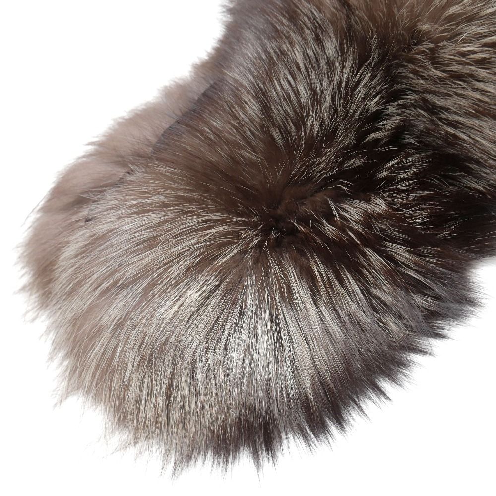 □美品□SAGA FOX サガ フォックス ストール シルバーフォックス