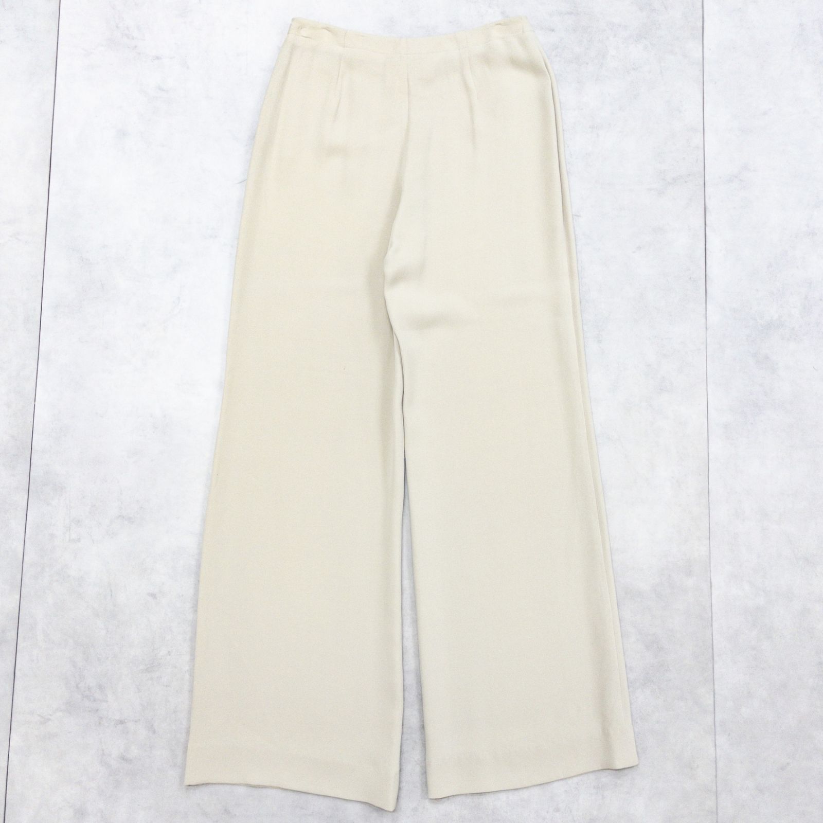 GIORGIO ARMANI ジョルジオアルマーニ ワイドパンツ スラックス シルク 