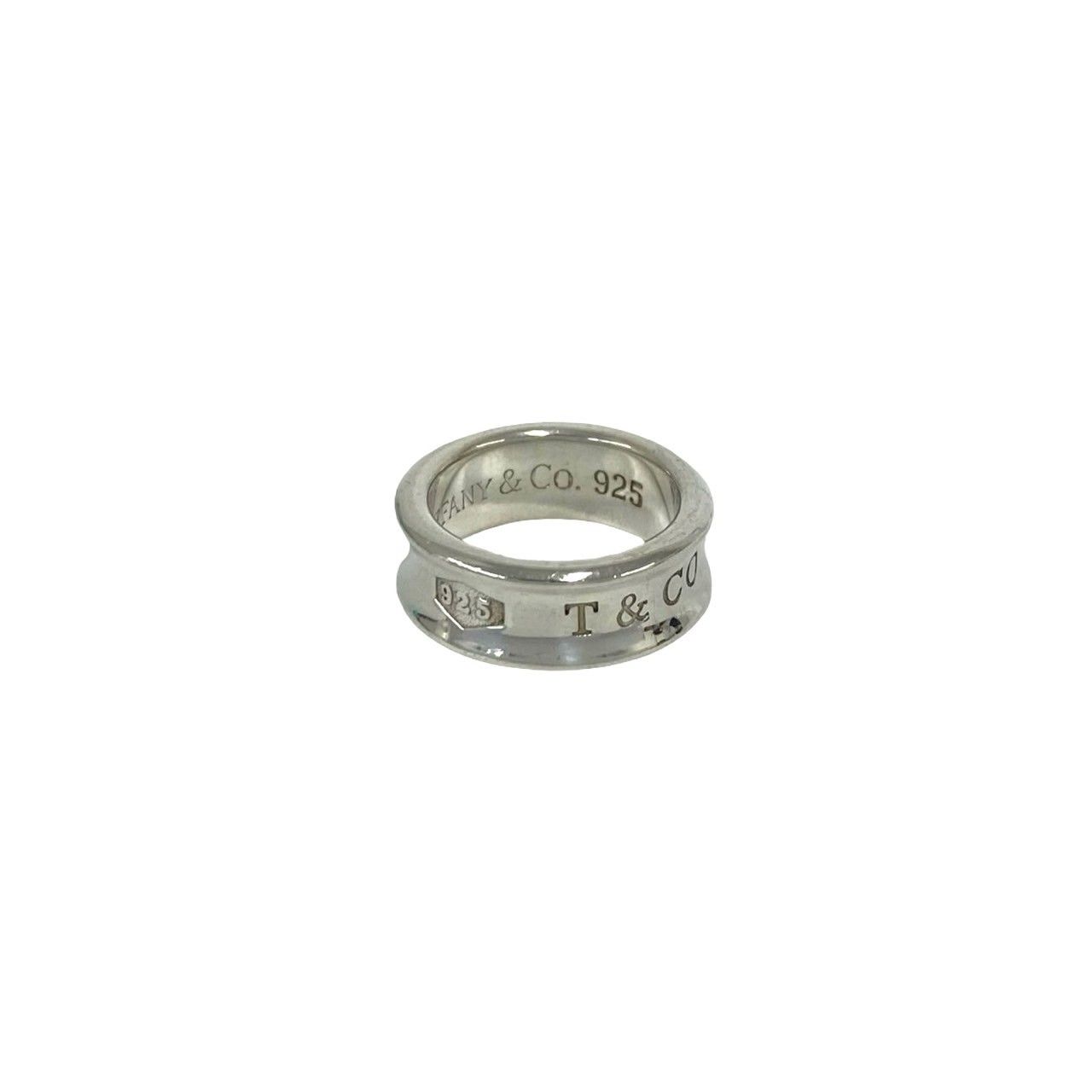 極 美品 箱 袋付 TIFFANY&Co. ティファニー ナロー リング シルバー925