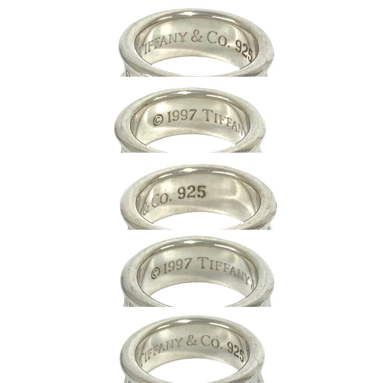 極 美品 箱 袋付 TIFFANY&Co. ティファニー ナロー リング シルバー925