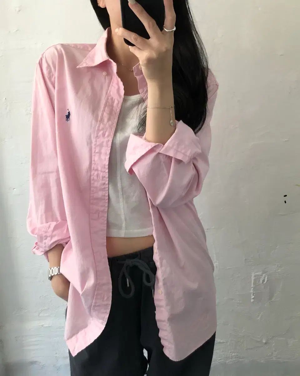 Polo ポロ ラルフローレン ベビーピンク COLOR ボタンダウン シャツ 8,066円