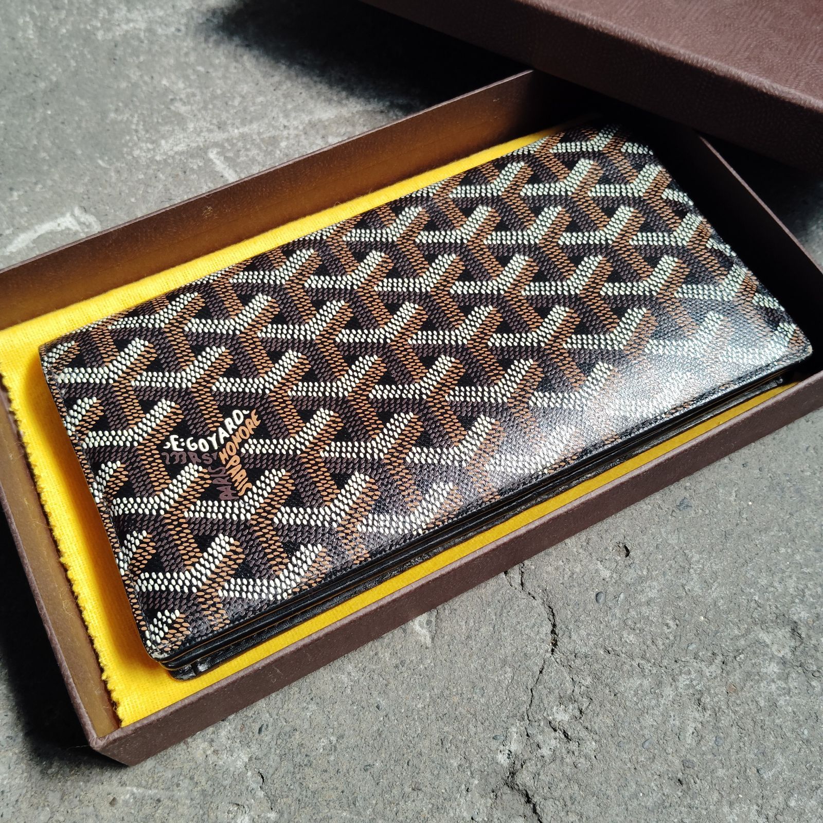 GOYARD リシュリーウォレット 二つ折り スナップボタン ゴヤール 長財布