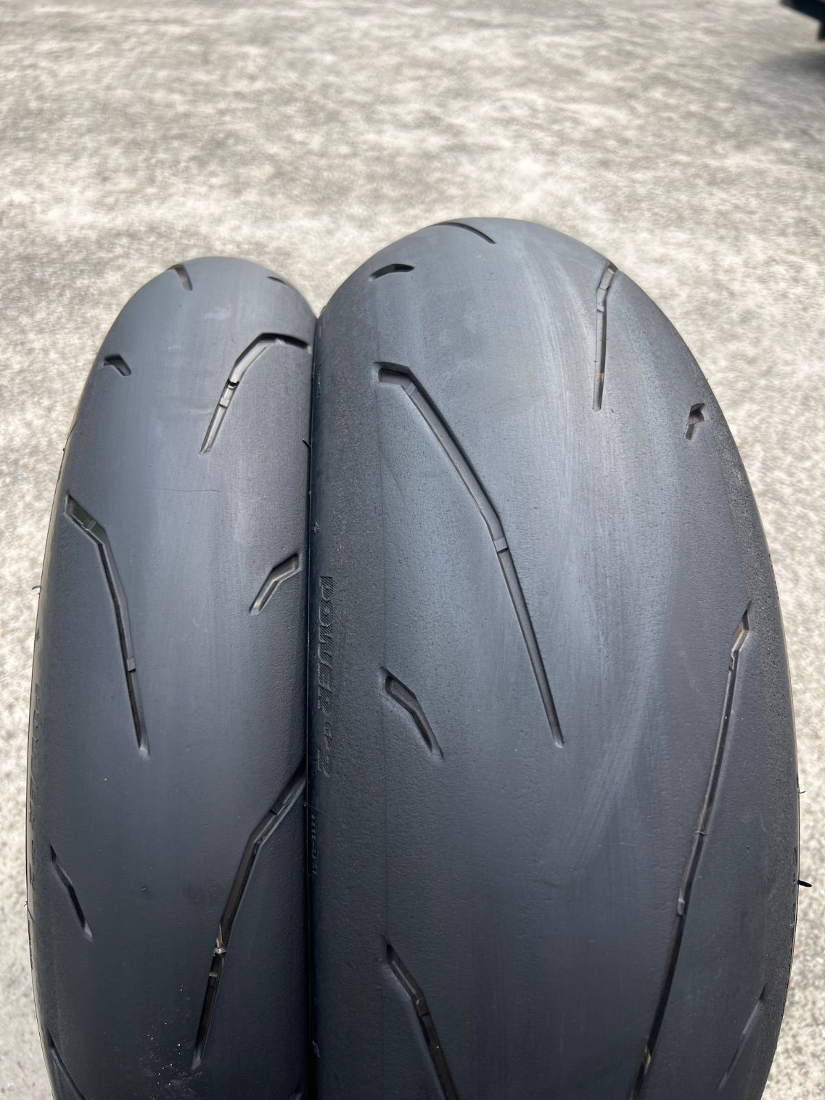 ミシュラン パワーGP2 前後セット 120/70ZR17 190/55ZR17 531 - メルカリ