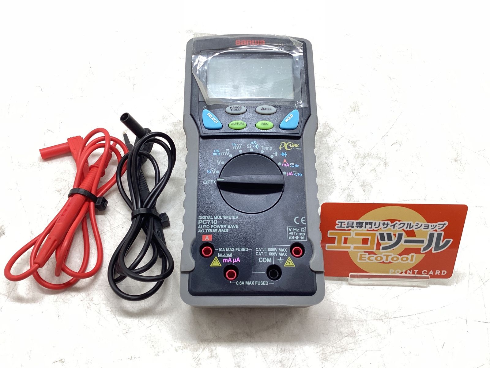 【未使用に近い】サンワ PC710 ☆ デジタルマルチテスター [IT_R98X6][豊田][M04]