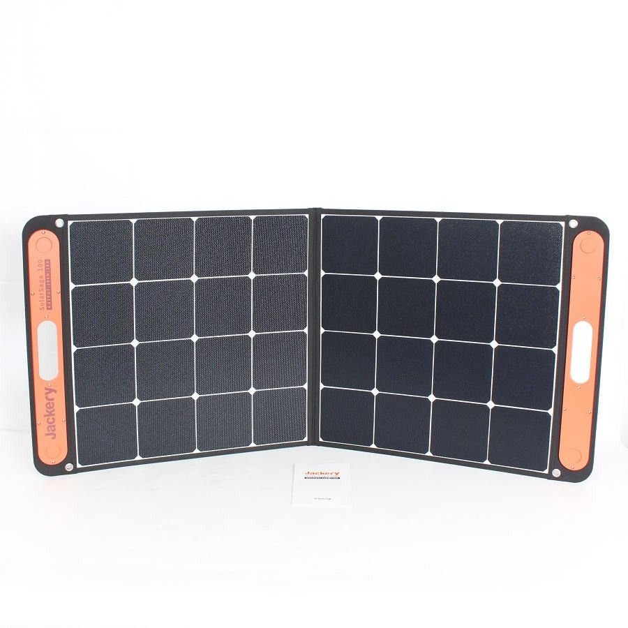 【美品】Jackery solarsaga100 SPL101 100W 折りたたみ式 ソーラーパネル ソーラーチャージャー ジャクリ 本体