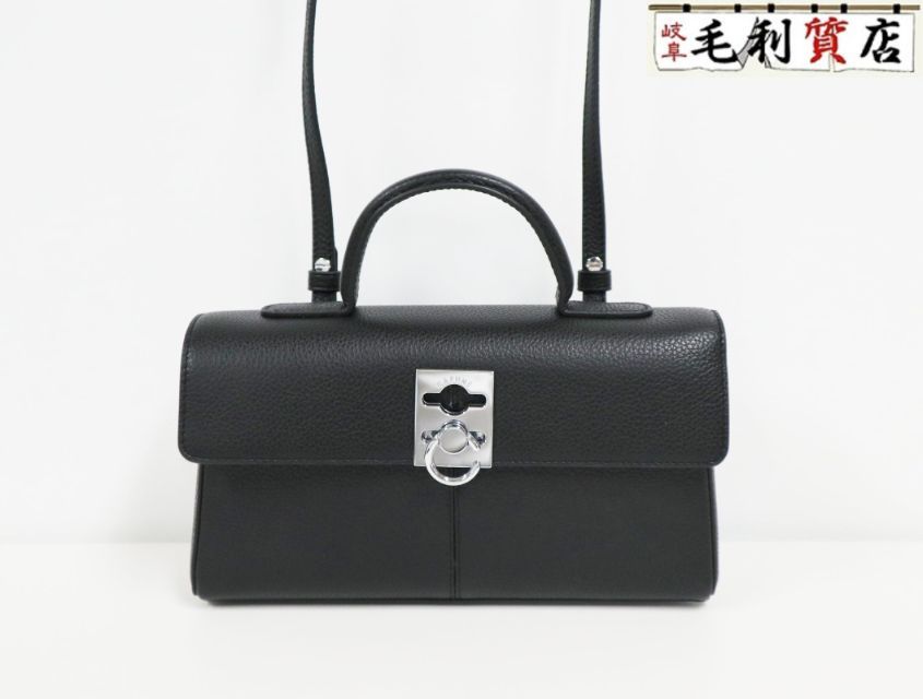 カフネ CAFUNE Stance Wallet Black Texture ブラック 牛革 Cロック