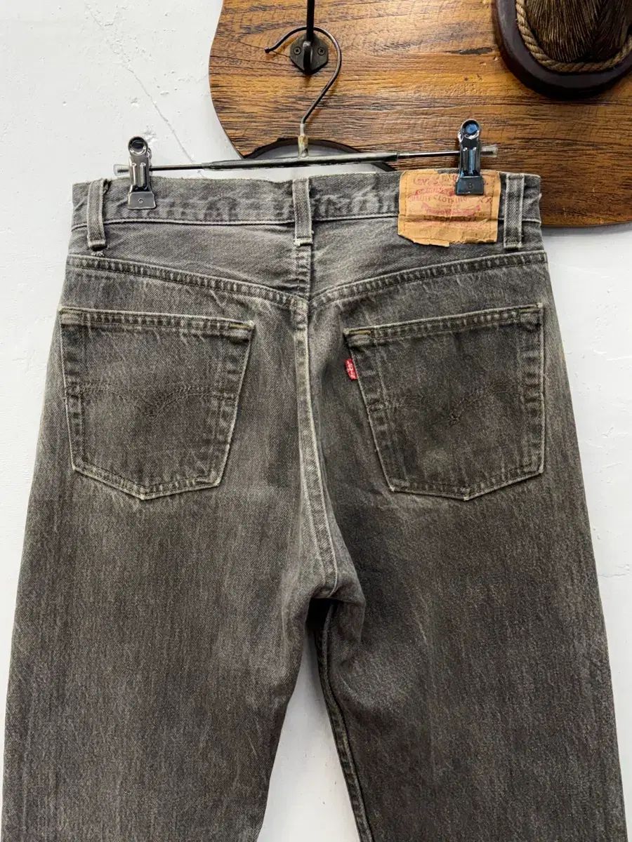 29) 90s USA ヴィンテージ LEVI'S 501 ブラックデニム