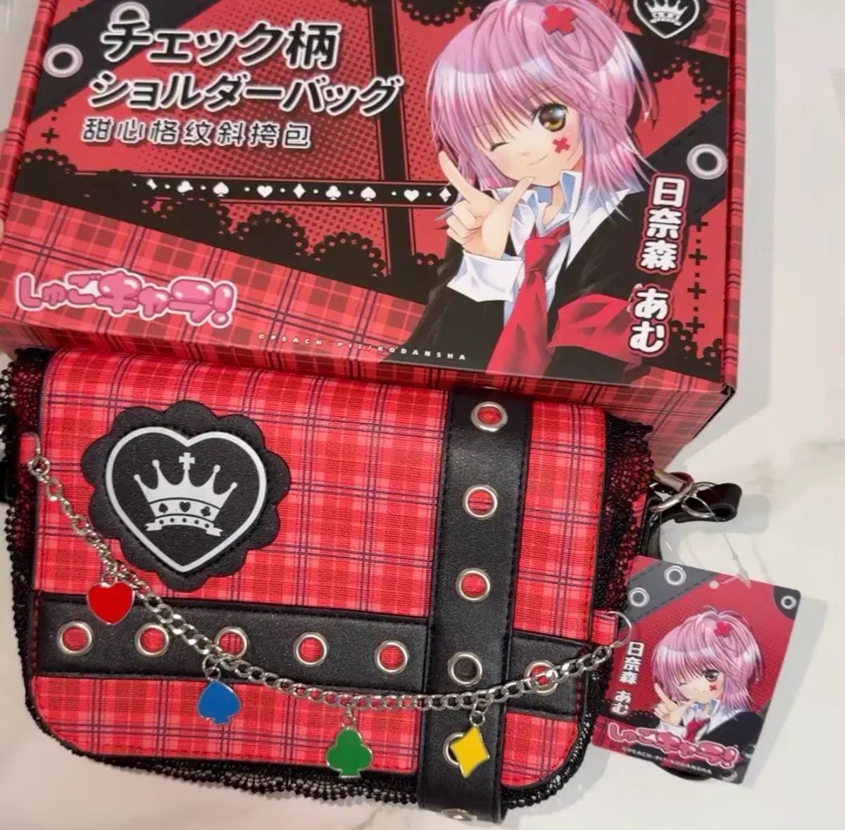 キャラチェンジ しゅごキャラ! 日奈森 あむ バッグ 中国 限定