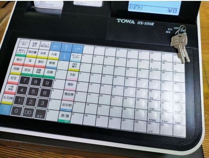 スマートレジスター SX-550Ⅱ PC連携売上管理 店名設定無料 166666