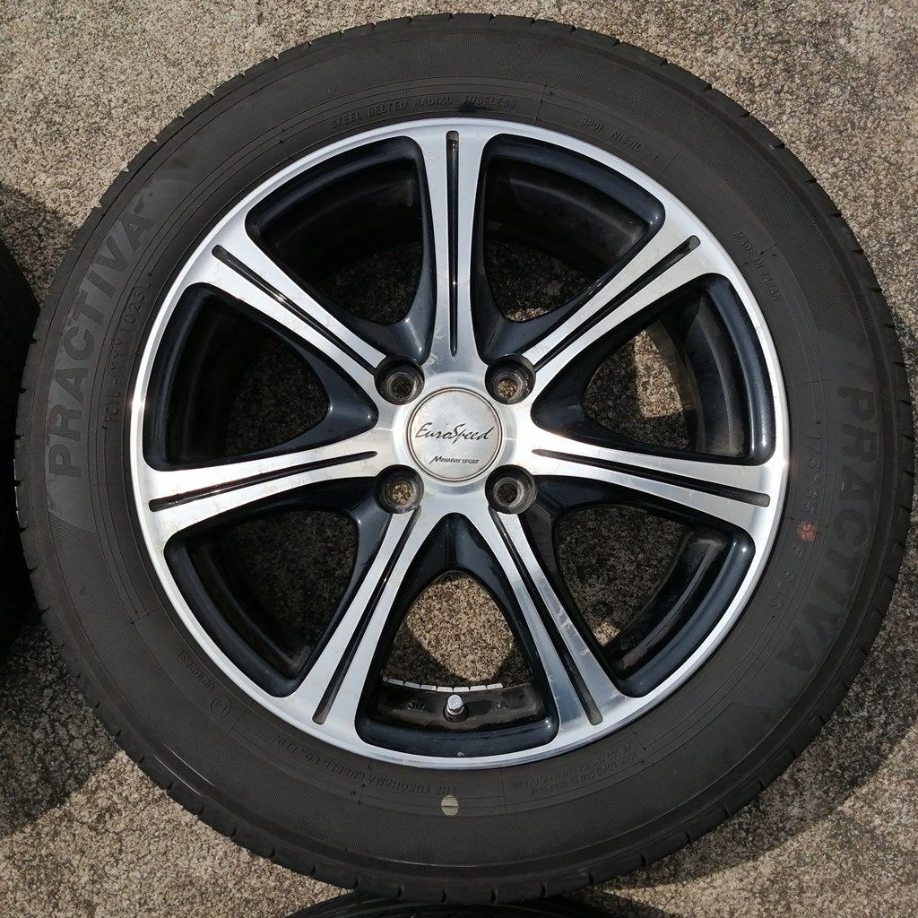 社外アルミ 夏タイヤ付 4本 15インチ 175/65R15 PRACTIVA2025年 - メルカリ