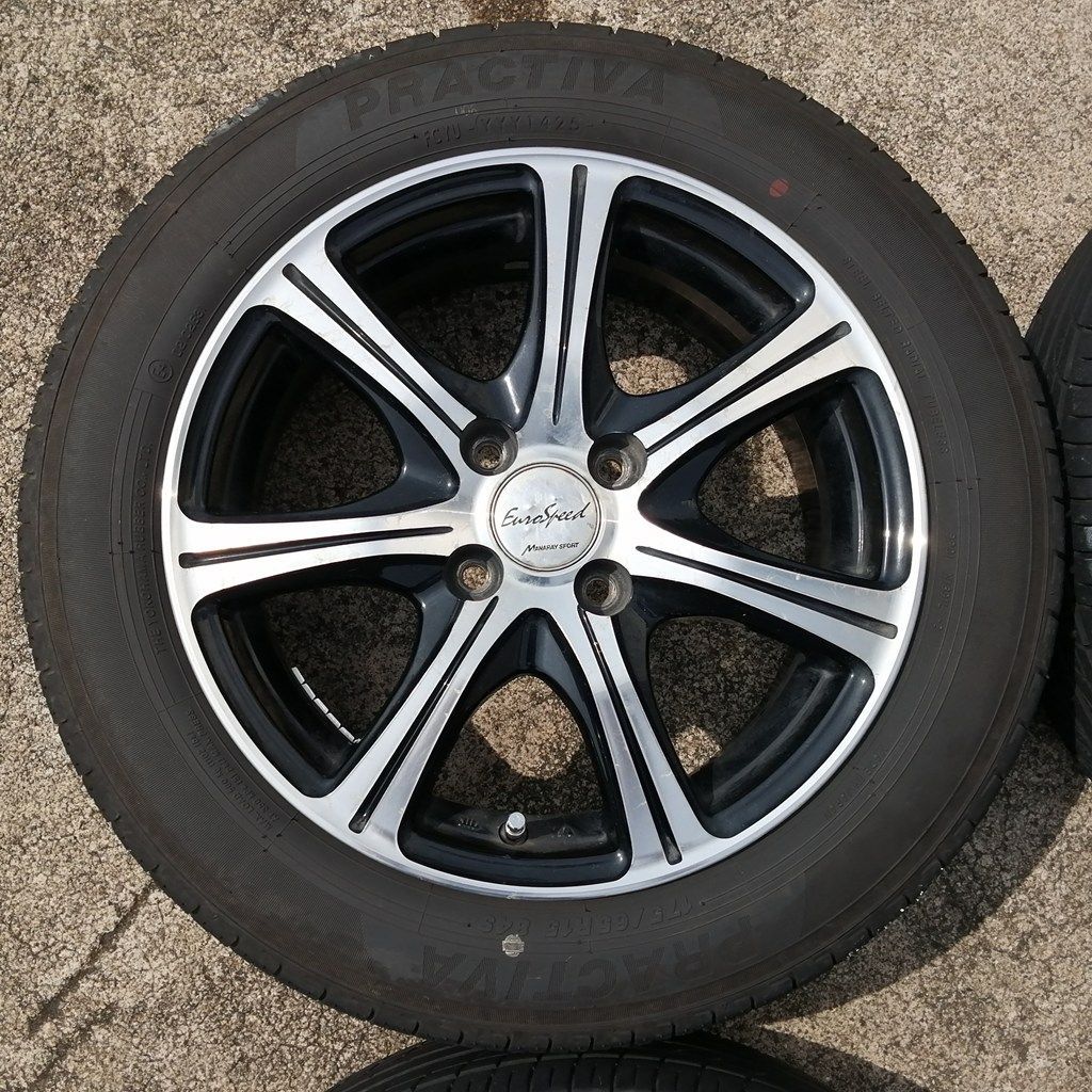 社外アルミ 夏タイヤ付 4本 15インチ 175/65R15 PRACTIVA2025年 - メルカリ