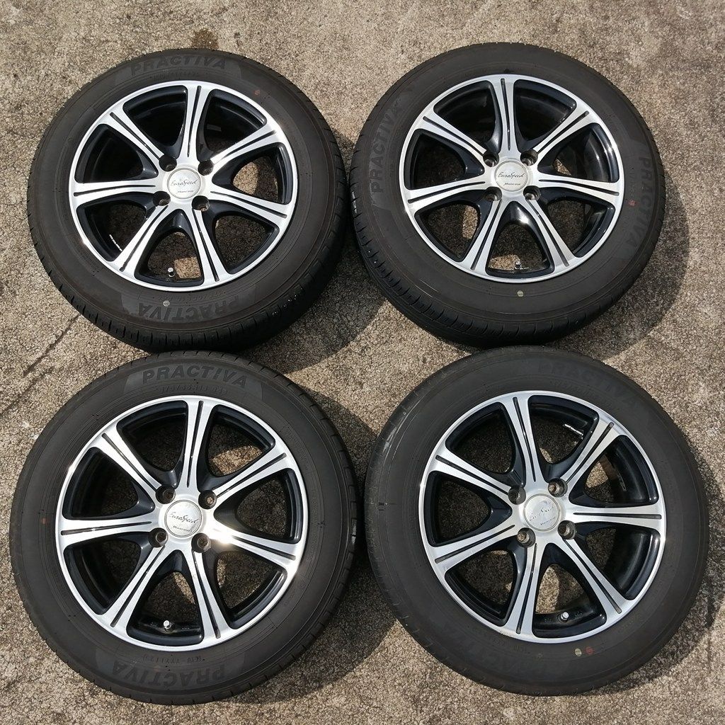 社外アルミ 夏タイヤ付 4本 15インチ 175/65R15 PRACTIVA2025年 - メルカリ