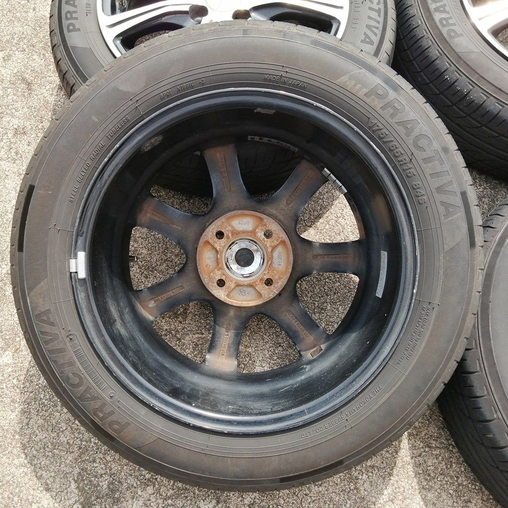 社外アルミ 夏タイヤ付 4本 15インチ 175/65R15 PRACTIVA2025年 - メルカリ