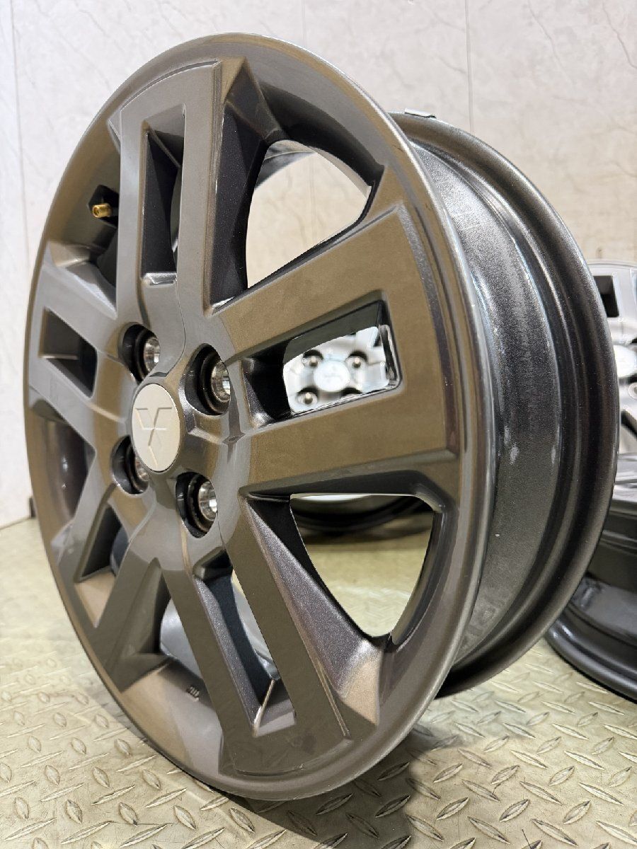 新車外し三菱 デリカミニ 純正ホイール 15インチ 4本 4.5J4HPCD100+
