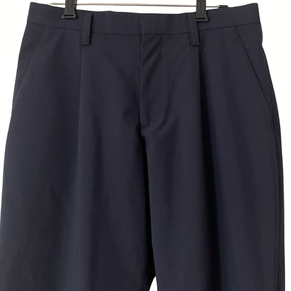 kolor カラー 20SS ウールエステル ワンタック テーパードパンツ