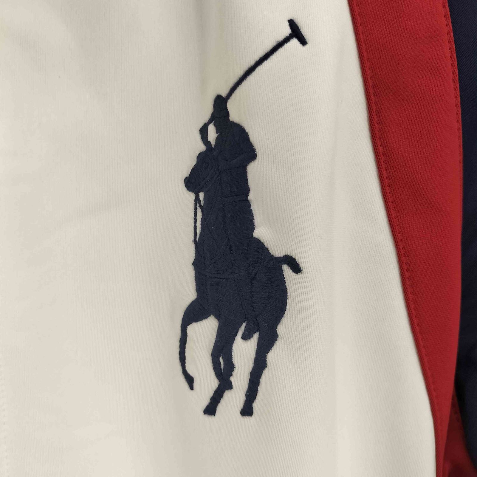 XL✨90s ポロバイラルフローレン ビッグポニー刺繍 アンコンジャケット 黒 ポロバイラルフローレン Polo by RALPH LAUREN ビックポニー刺繍