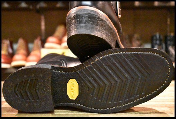 8E 未使用 黒タグ】Chippewa チペワ 1901M03 エンジニア 黒 ブラック