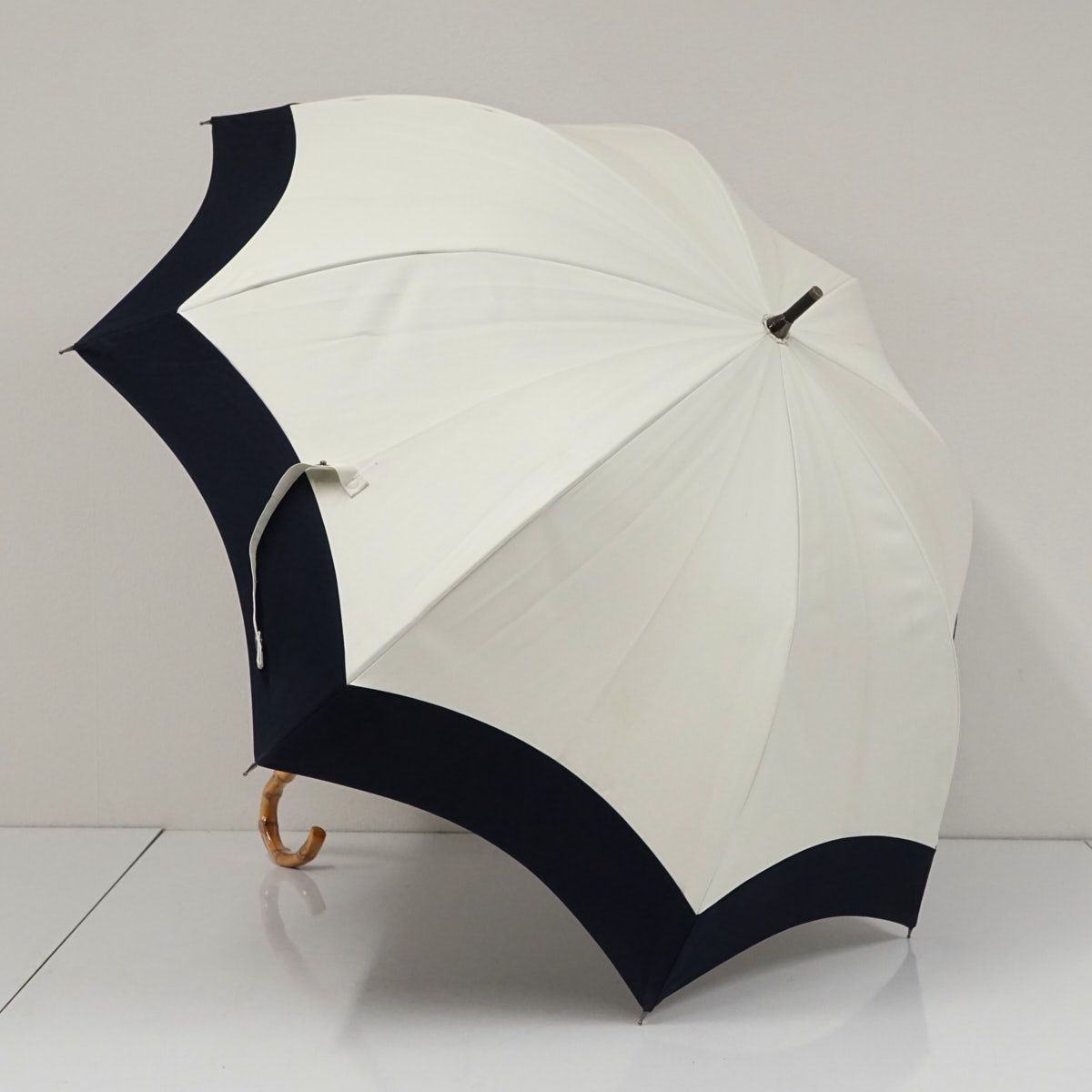 日傘 芦屋ロサブラン 完全遮光日傘 USED美品 ミドルサイズ 55cm