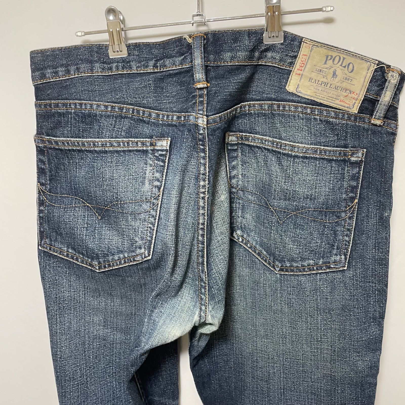 POLO RALPH LAUREN デニムパンツ 34/32 J1961 インディゴ ヴィンテージ