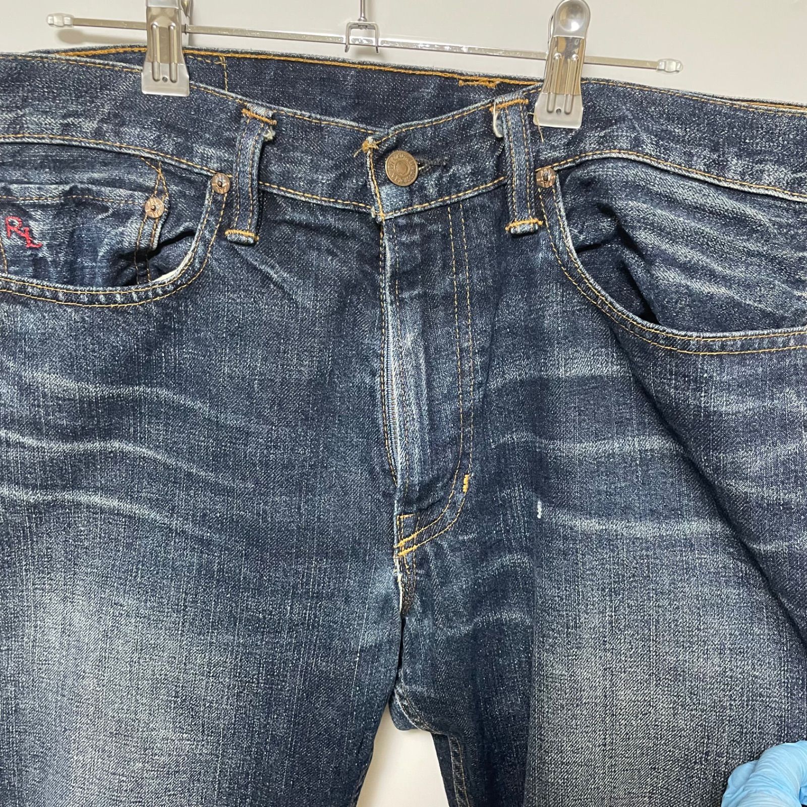 POLO RALPH LAUREN デニムパンツ 34/32 J1961 インディゴ ヴィンテージ