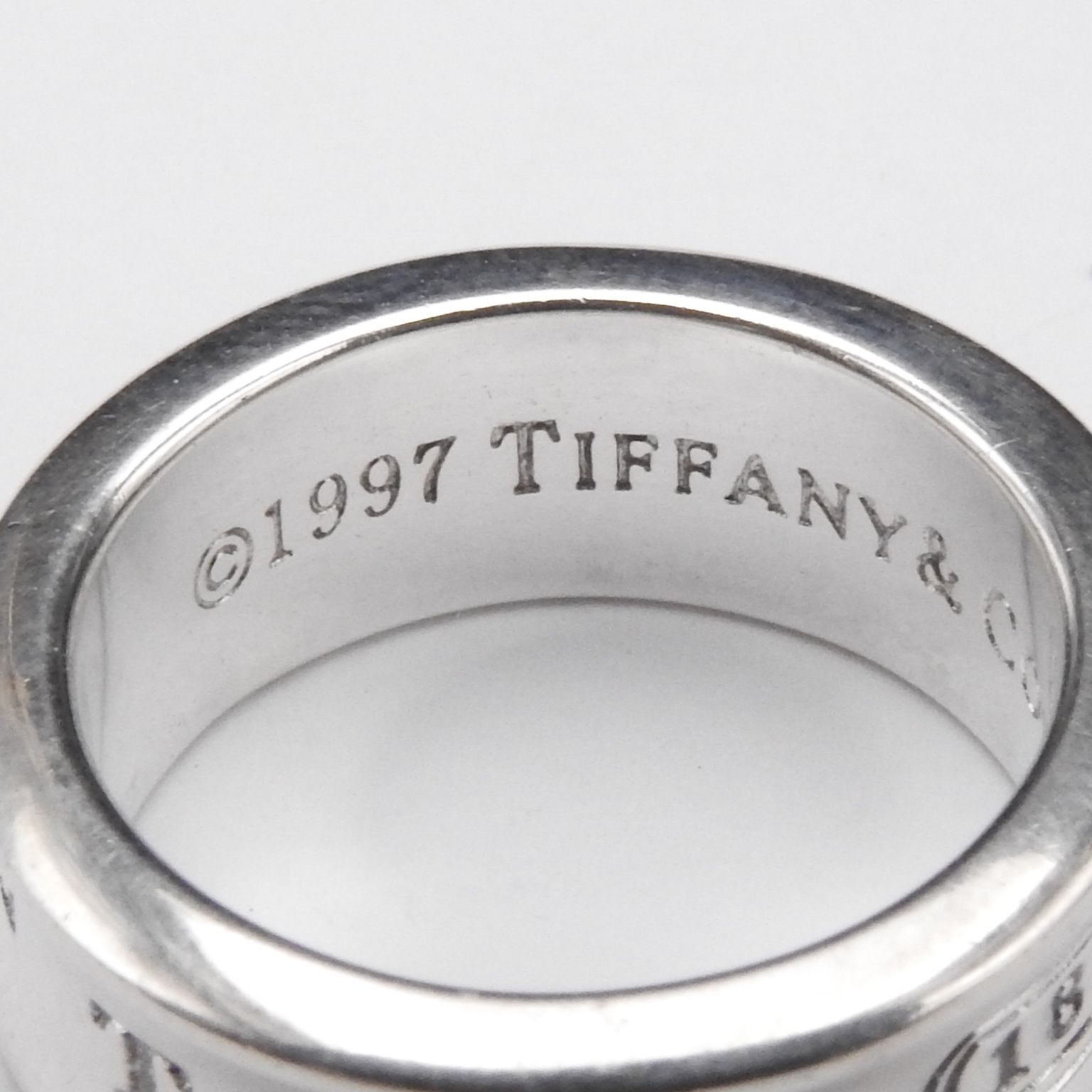 TIFFANY&CO. ティファニー 1837 シルバーリング SV925 8号強