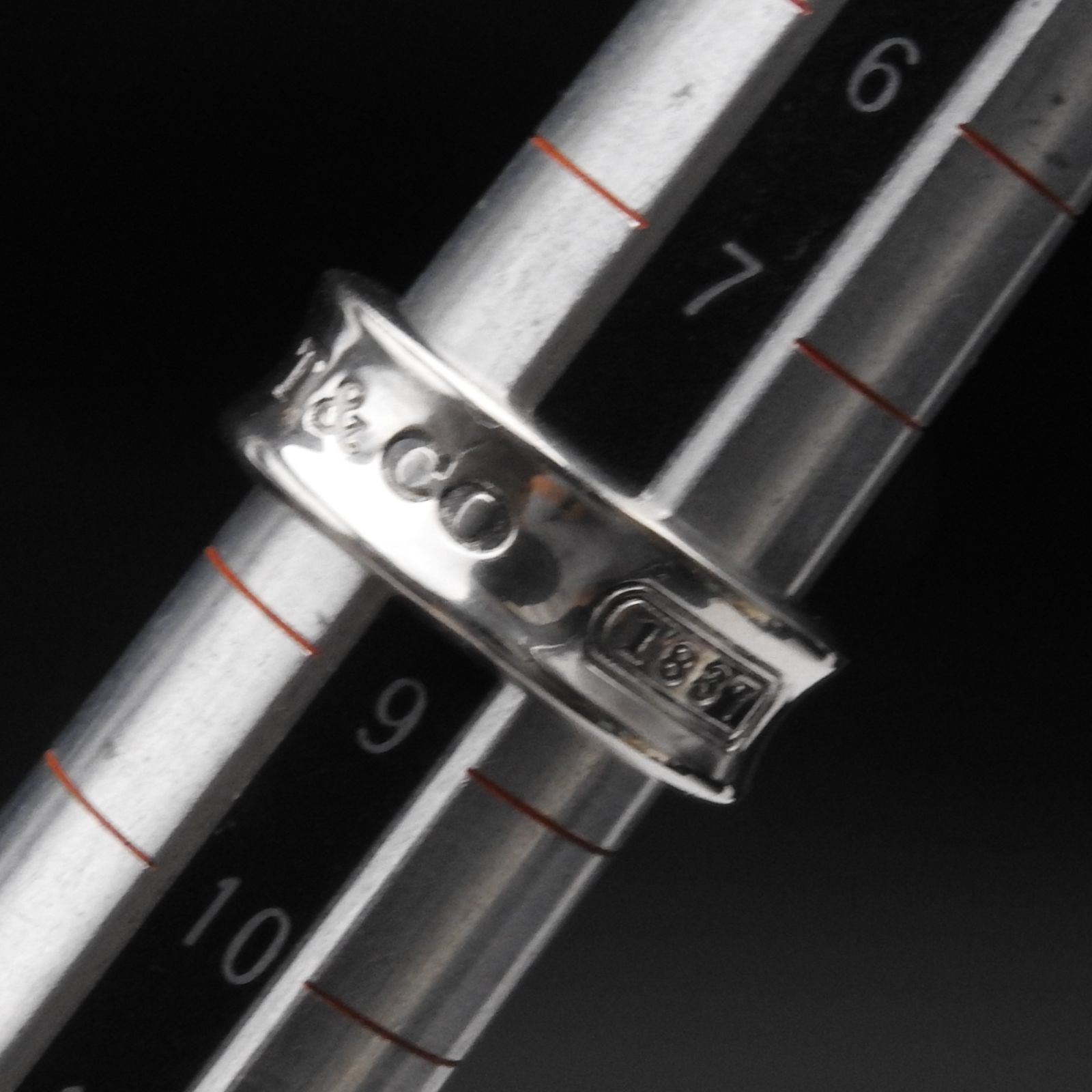 TIFFANY&CO. ティファニー 1837 シルバーリング SV925 8号強
