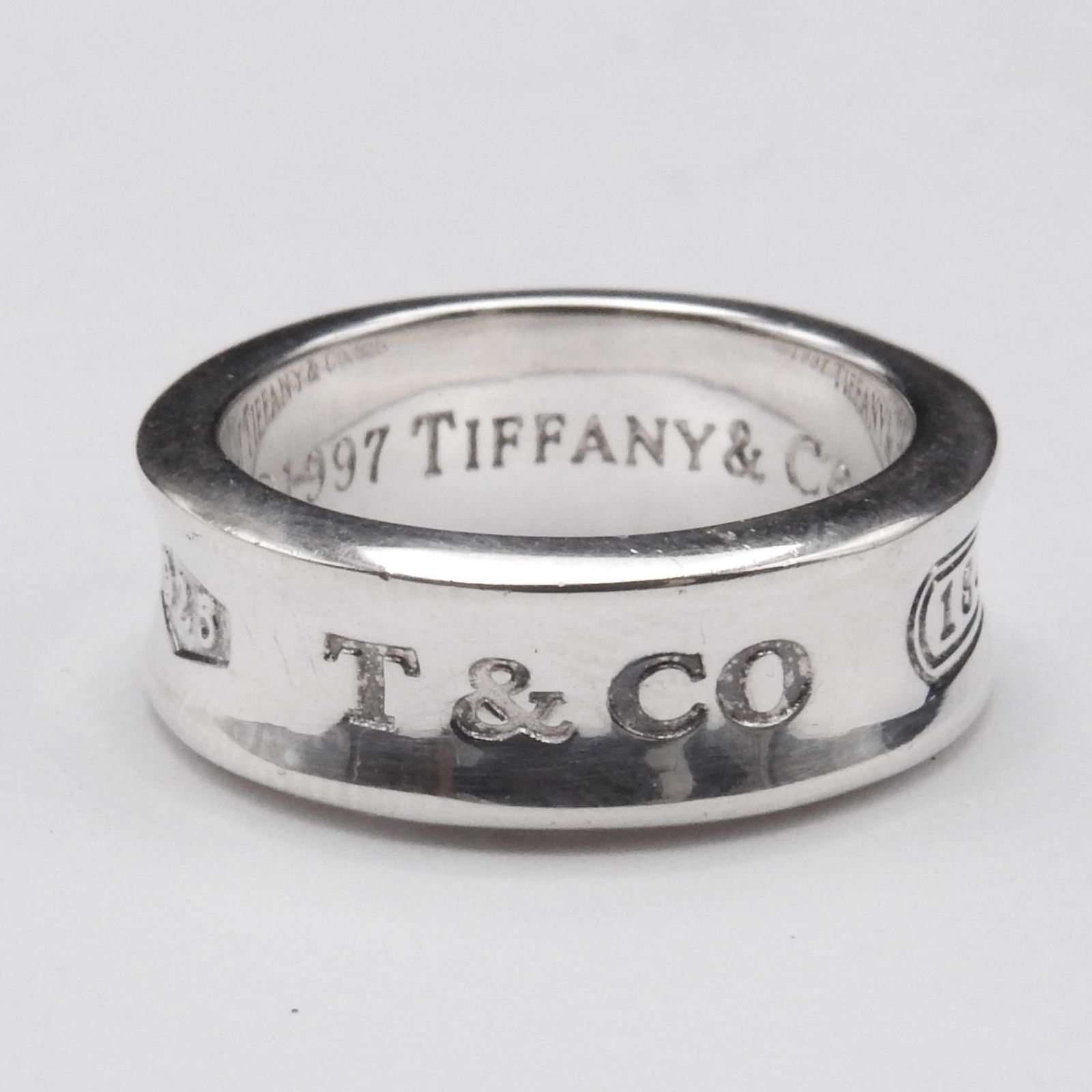 TIFFANY&CO. ティファニー 1837 シルバーリング SV925 8号強