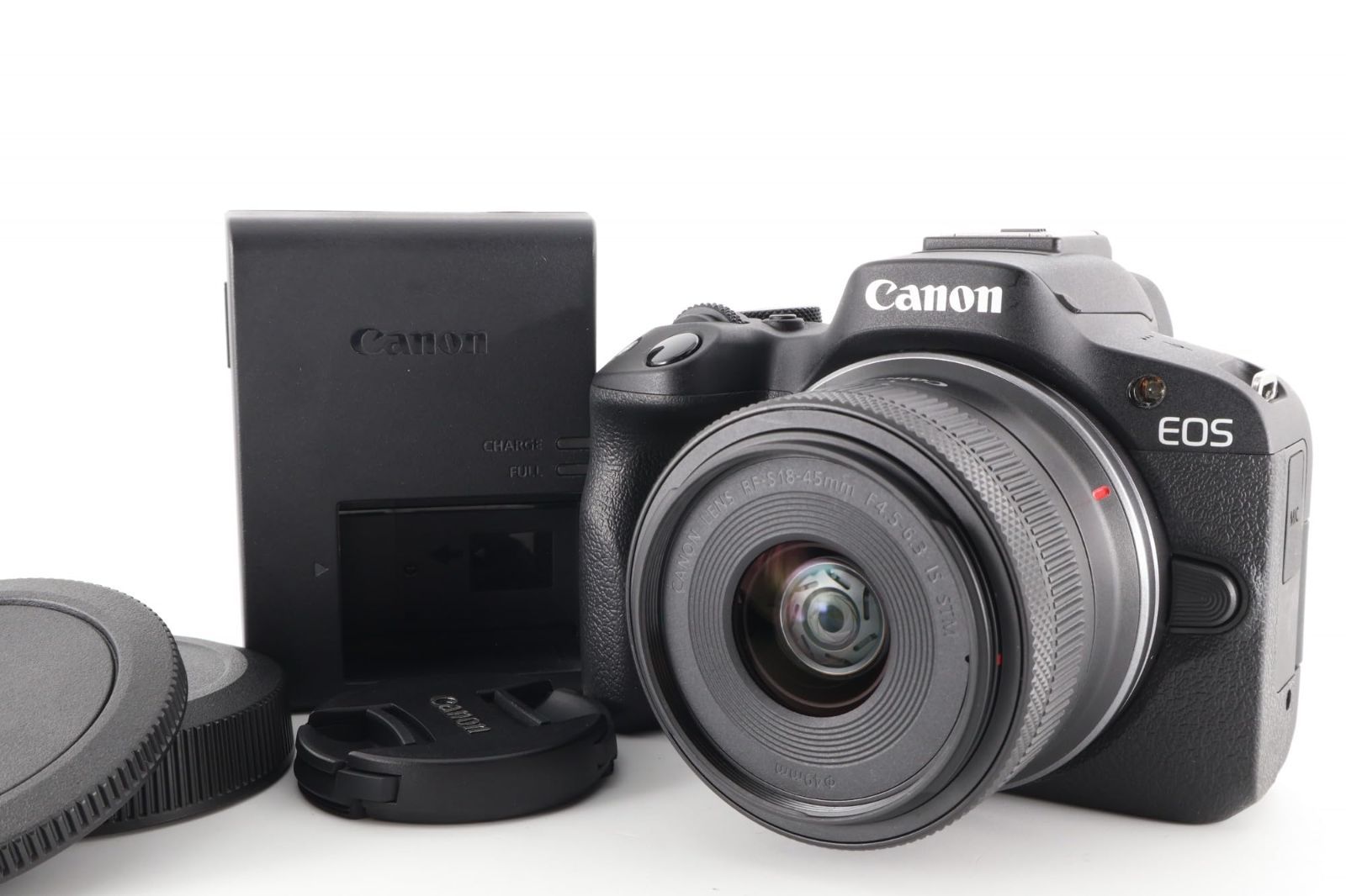 【美品】《 ショット数 4811回》Canon ミラーレス一眼カメラ EOS R50 (ブラック) RF-S18-45mm F4.5-6.3