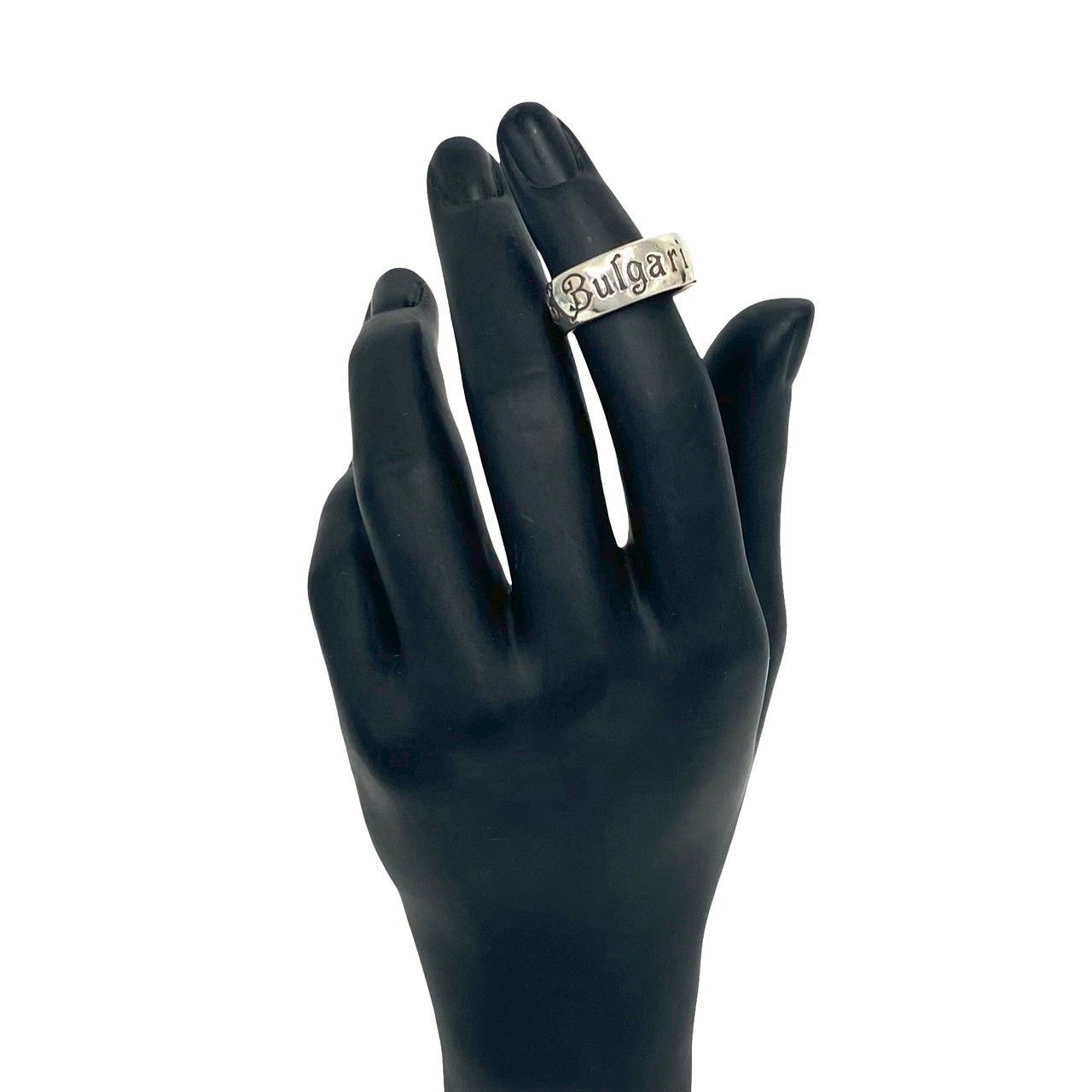極 美品 BVLGARI ブルガリ セーブ ザ チルドレン リング シルバー925