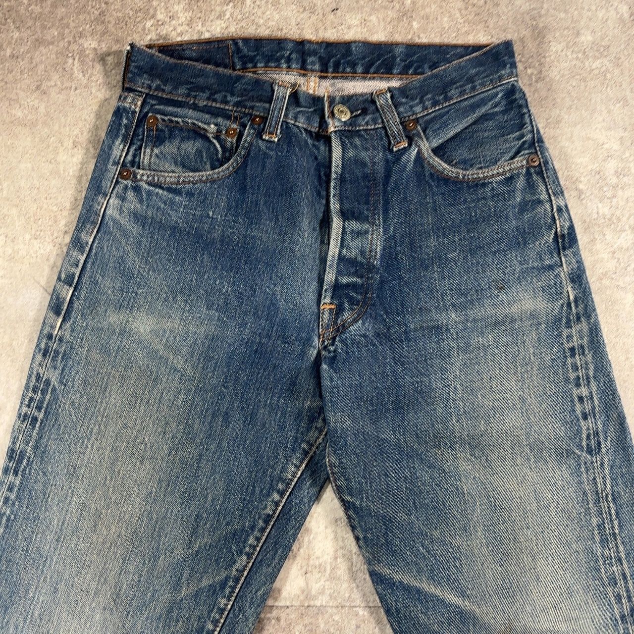 LEVI'S リーバイス ブルー コットン アメリカ製 デニムパンツ Big-E
