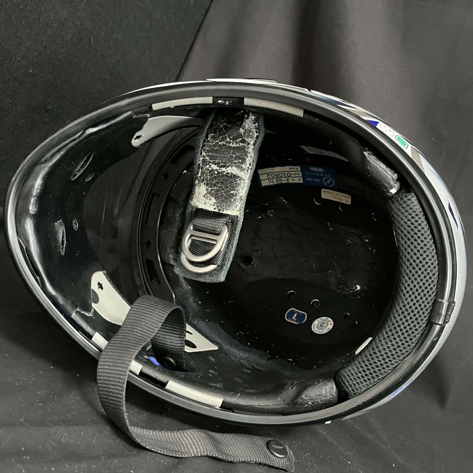SHOEI X-8R hi 宇川 Lサイズ T SHOEI X-8R hi Lサイズ フルフェイス 宇川 ヘルメット 布袋付き