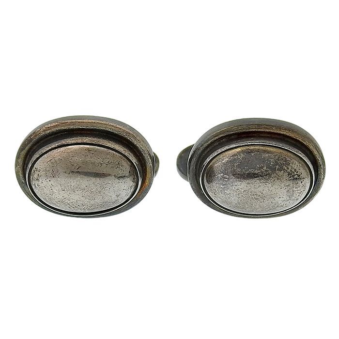 GEORG JENSEN ジョージ・ジェンセン オーバル カフスリンクス 44B