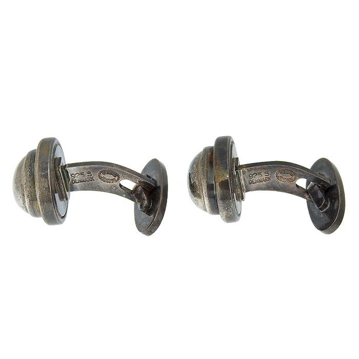 GEORG JENSEN ジョージ・ジェンセン オーバル カフスリンクス 44B