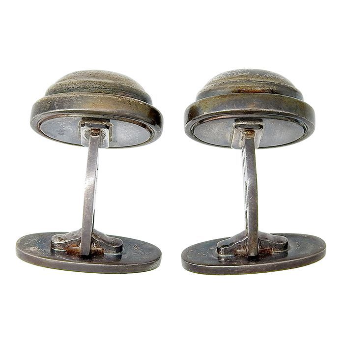 GEORG JENSEN ジョージ・ジェンセン オーバル カフスリンクス 44B