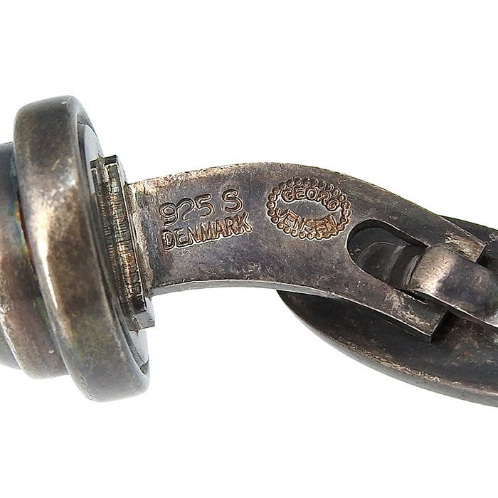 GEORG JENSEN ジョージ・ジェンセン オーバル カフスリンクス 44B